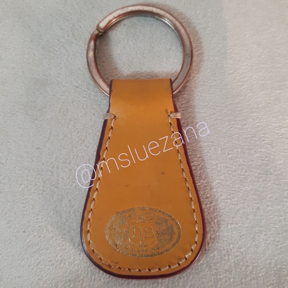 Dooney Bourke Key Chain Fob Yellow